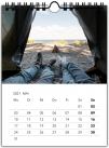 Fotokalender A5 weiss 2025 Produktbild